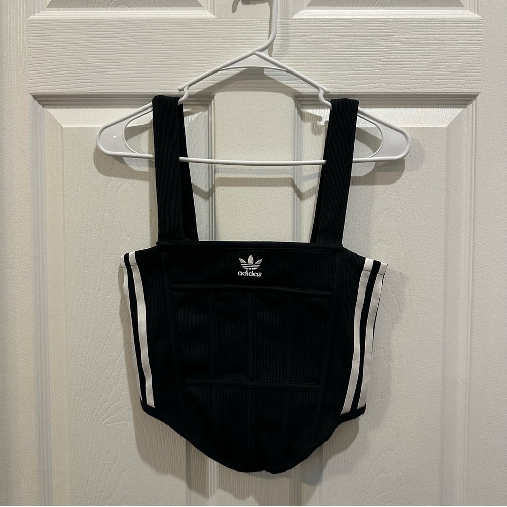 NWT adidas Originals Women's Ribbed Corset Tank Size 10